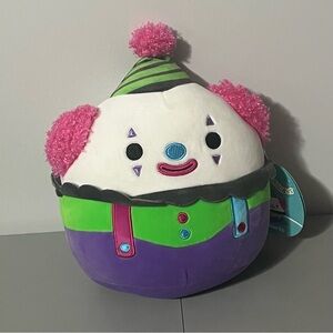 Squishmallow Umberto the Clown Blacklight Squad 8” NWT